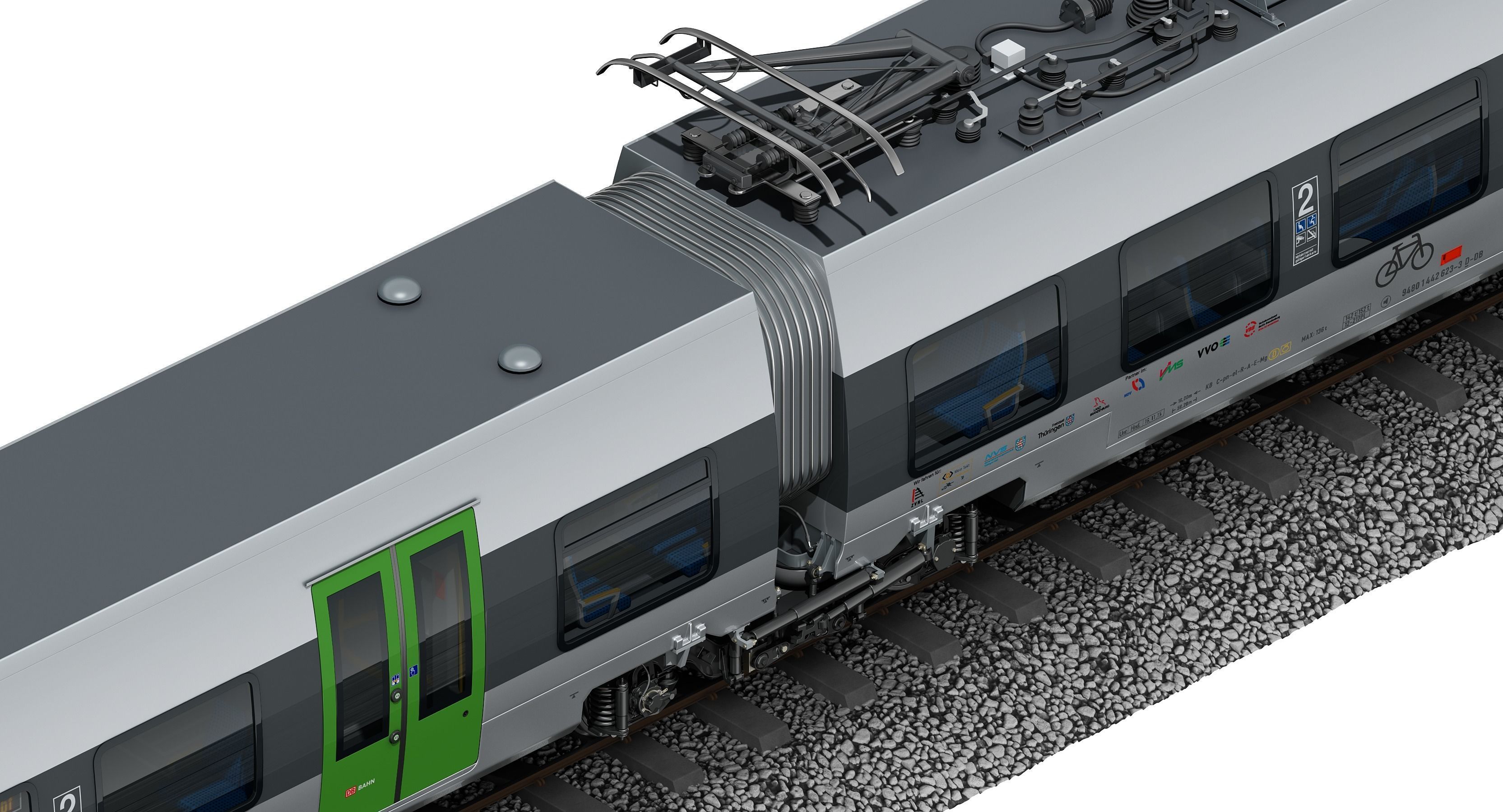 Bombardier TALENT 2 S-Bahn 3D model_14