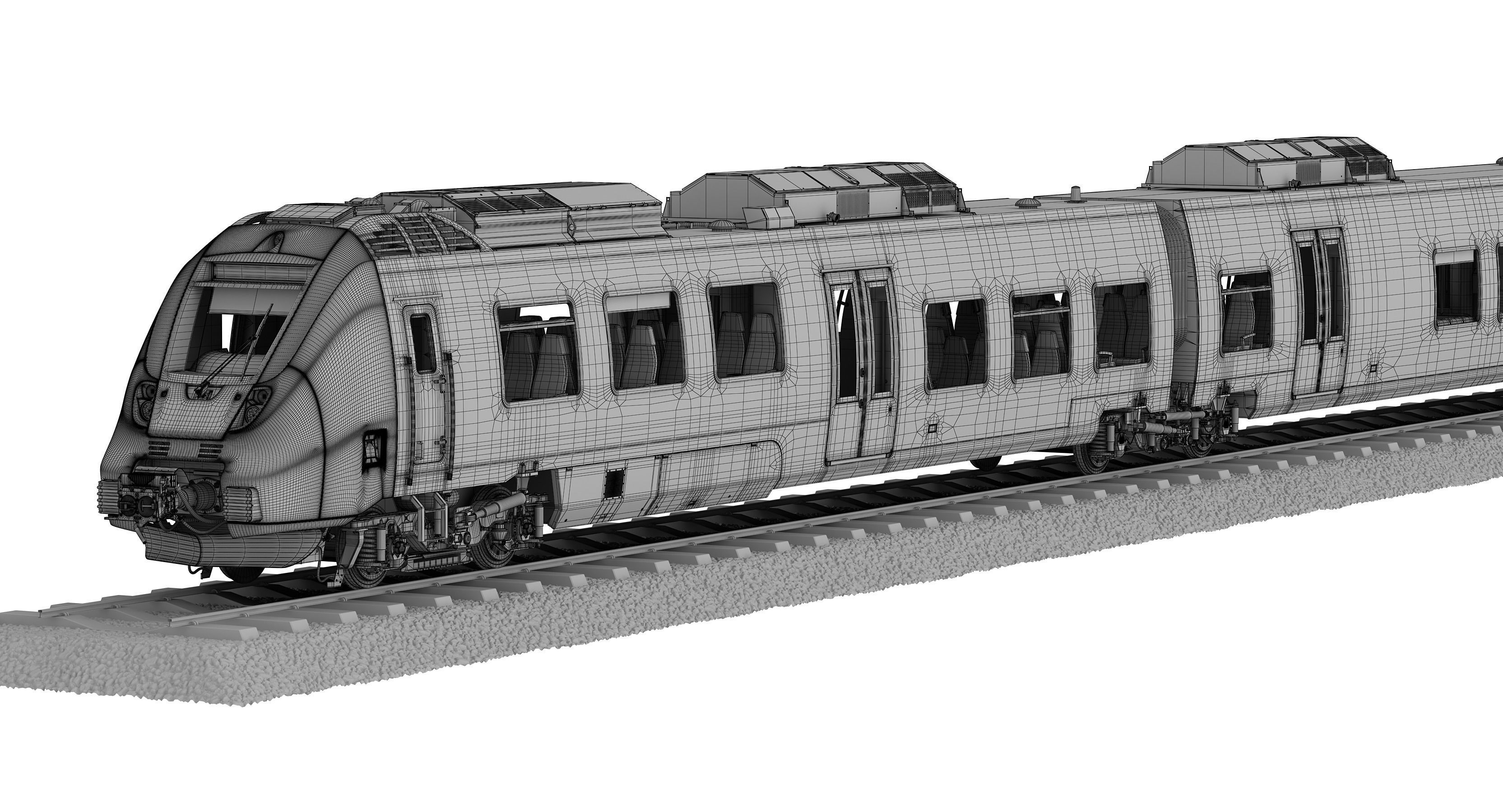 Bombardier TALENT 2 S-Bahn 3D model_9