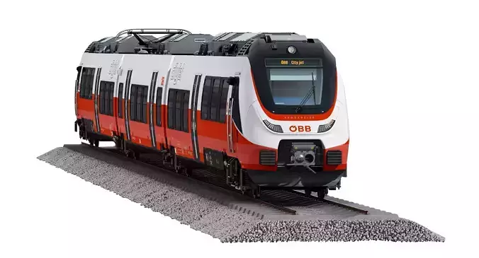 Bombardier TALENT 3 OBB Cityjet 3D model