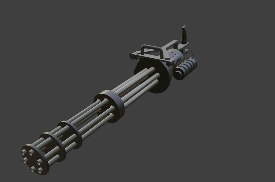 3D GUN SciFi 3D model_30