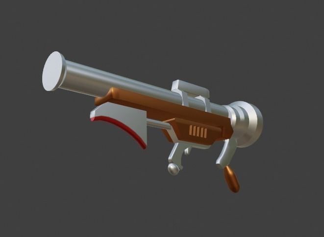 3D GUN SciFi 3D model_26
