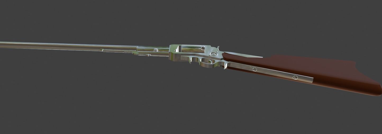 3D GUN SciFi 3D model_14