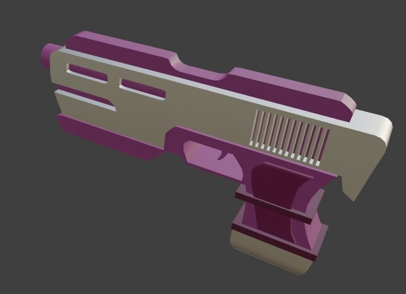 3D GUN SciFi 3D model_18