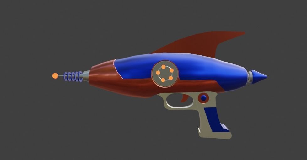 3D GUN SciFi 3D model_8