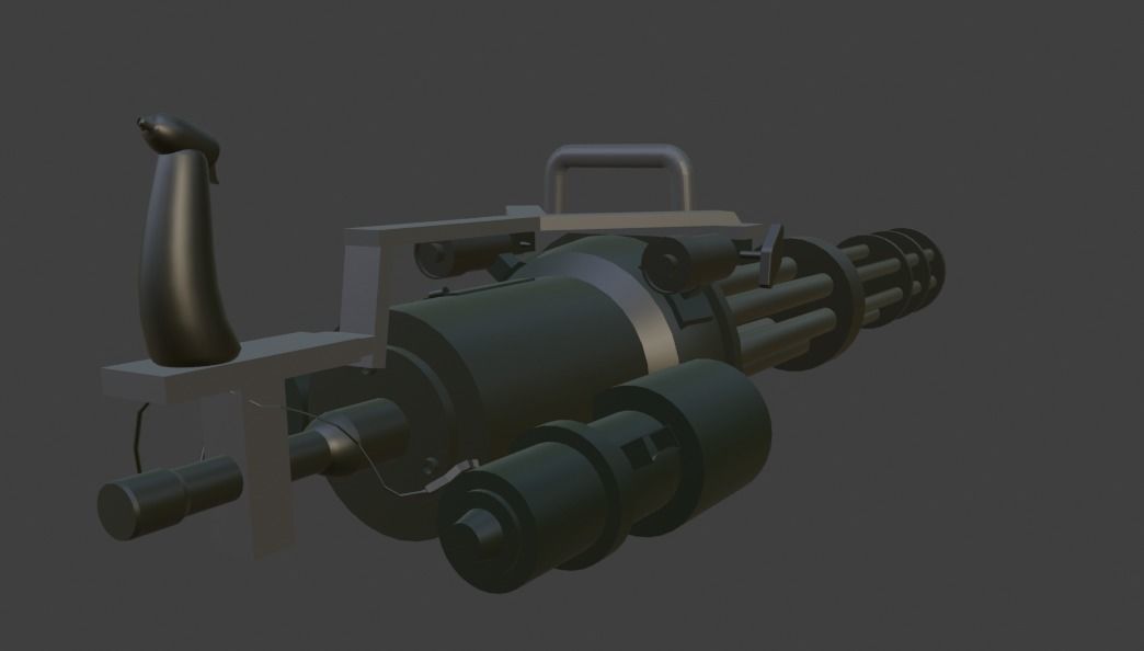 3D GUN SciFi 3D model_32