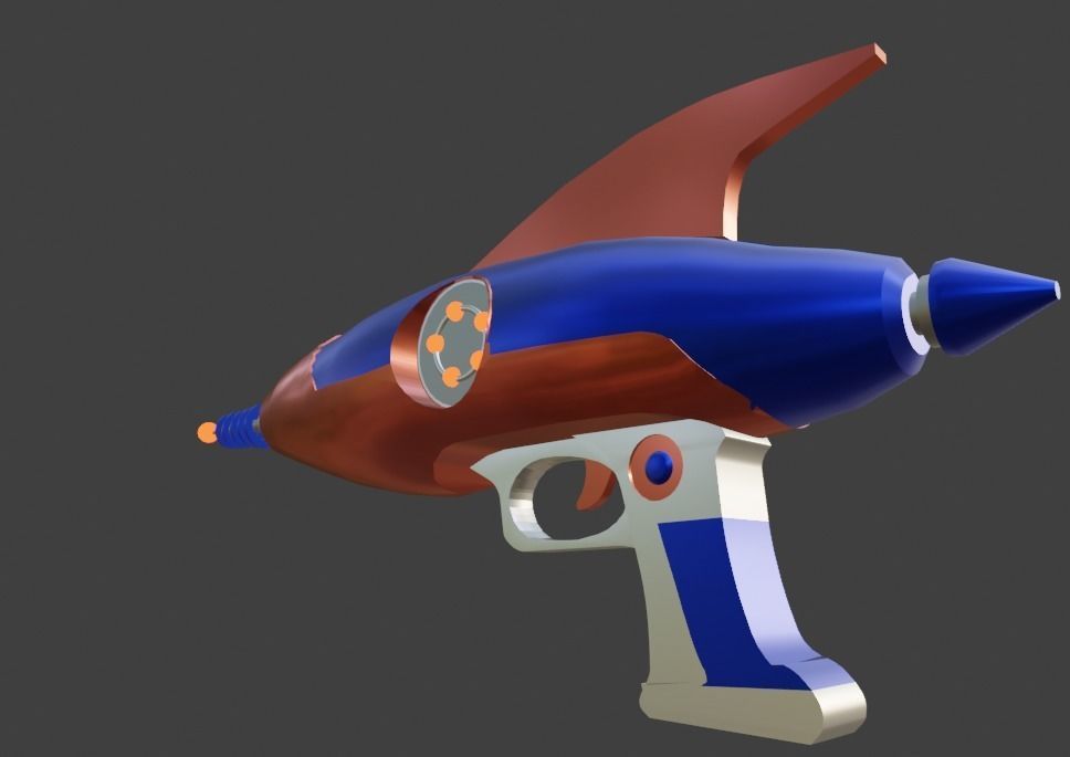 3D GUN SciFi 3D model_11