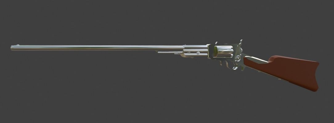 3D GUN SciFi 3D model_12