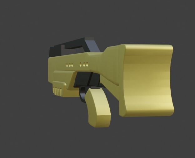 3D GUN SciFi 3D model_5