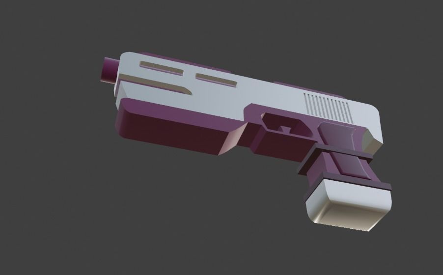 3D GUN SciFi 3D model_19
