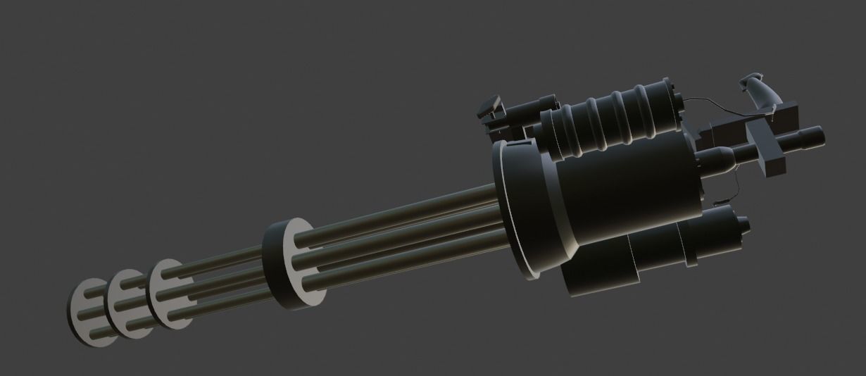 3D GUN SciFi 3D model_35