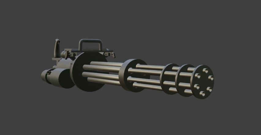 3D GUN SciFi 3D model_29