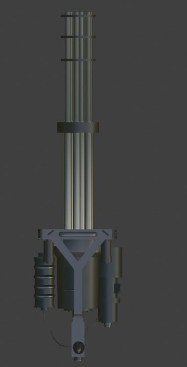 3D GUN SciFi 3D model_36