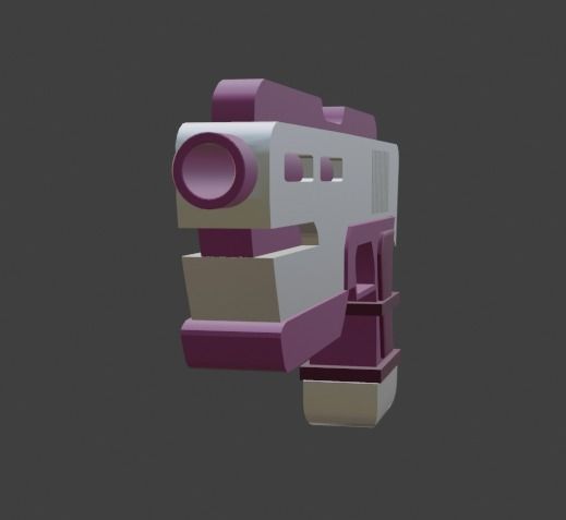 3D GUN SciFi 3D model_20
