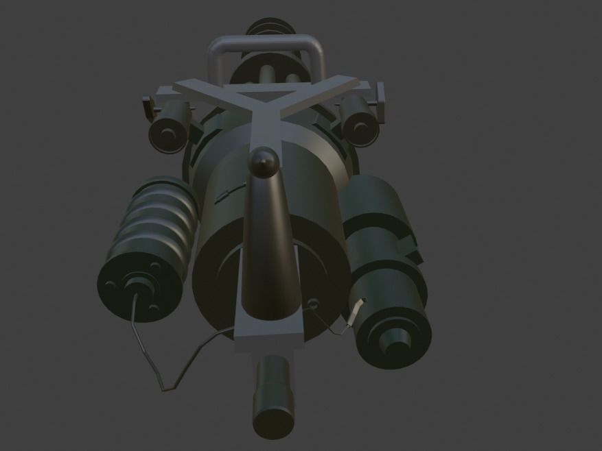 3D GUN SciFi 3D model_34