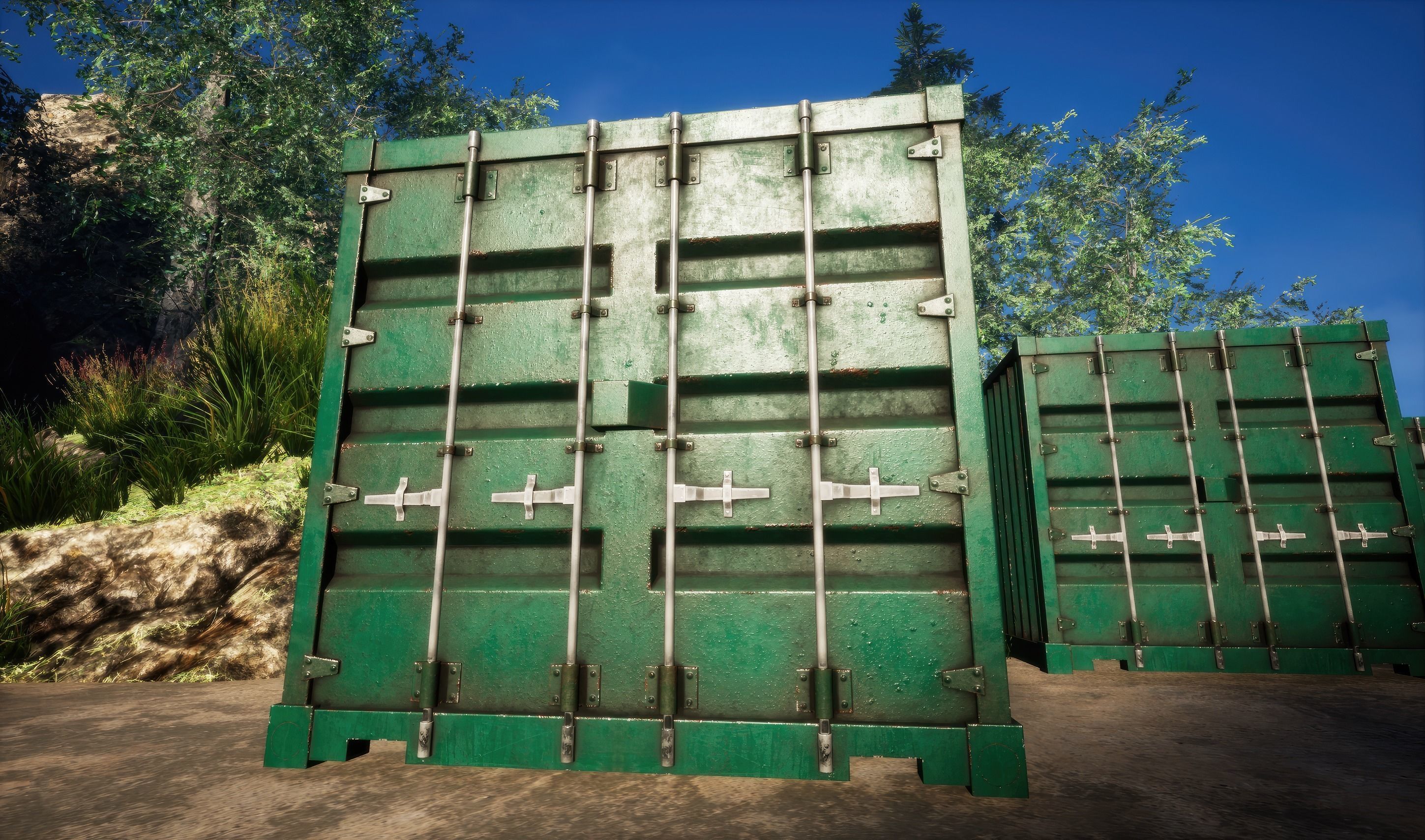 MILITARY TRAINING CAMP KIT by mkaplunow Low-poly 3D model_5