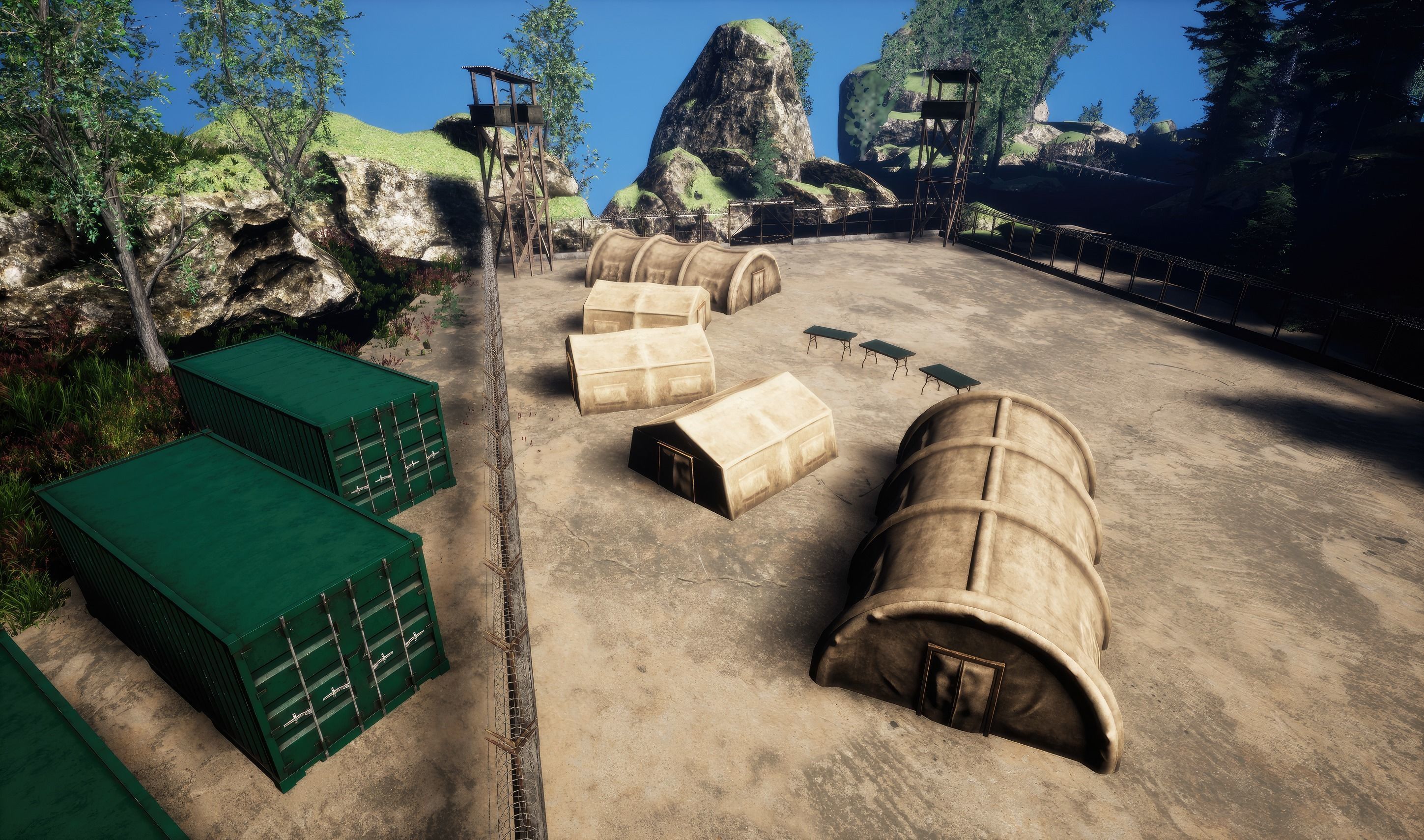 MILITARY TRAINING CAMP KIT by mkaplunow Low-poly 3D model_7