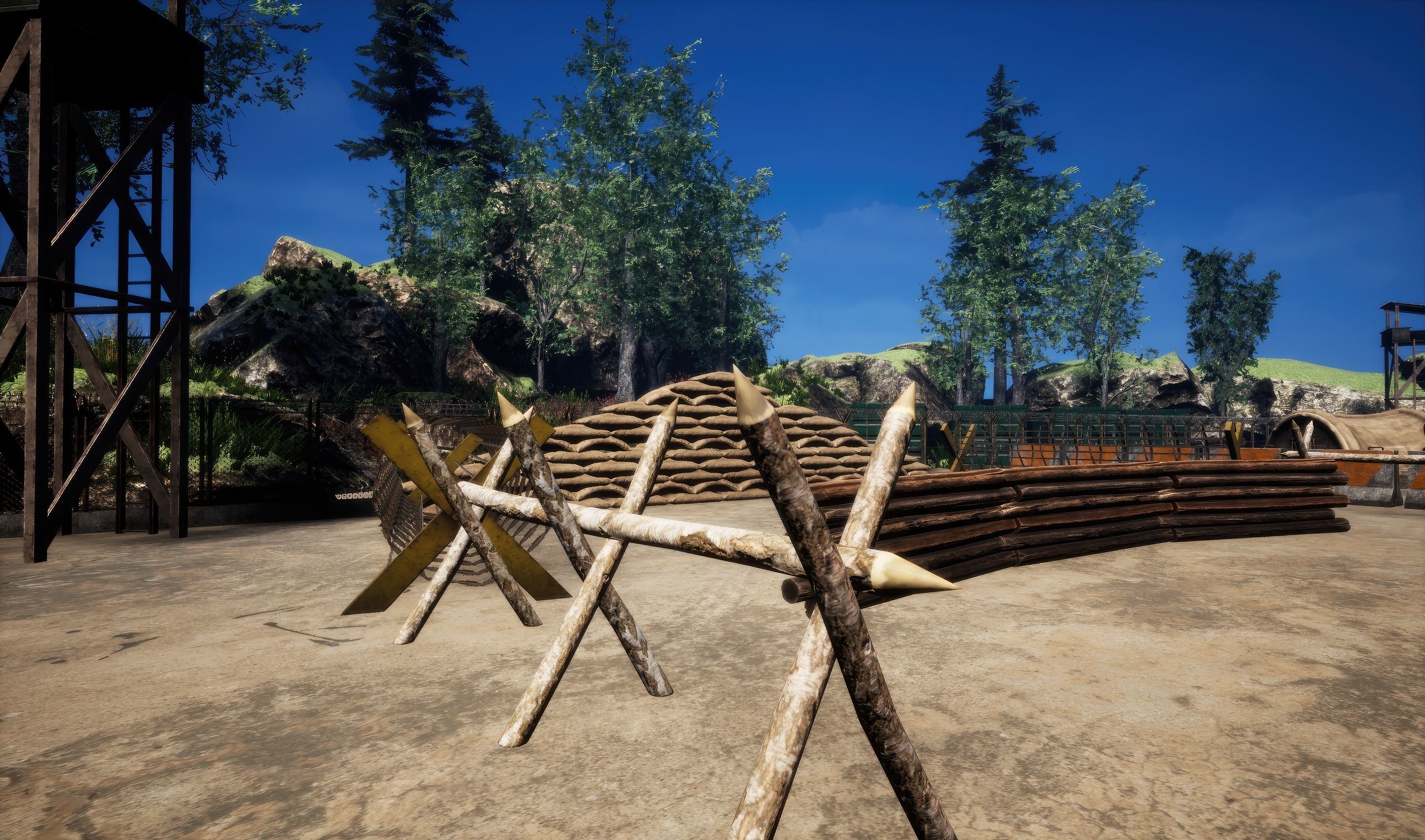 MILITARY TRAINING CAMP KIT by mkaplunow Low-poly 3D model_14