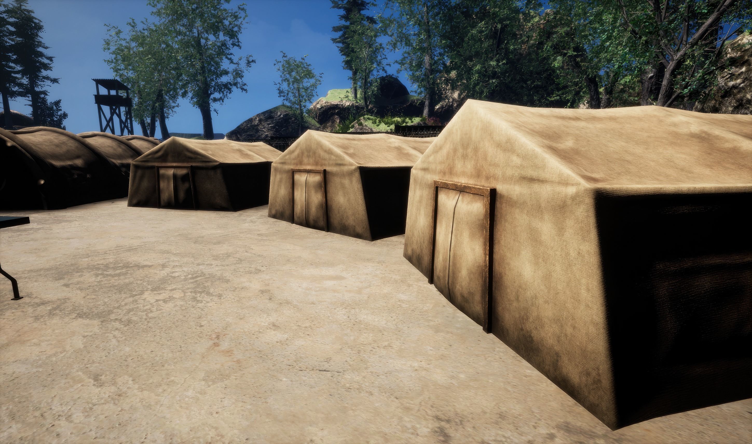 MILITARY TRAINING CAMP KIT by mkaplunow Low-poly 3D model_6