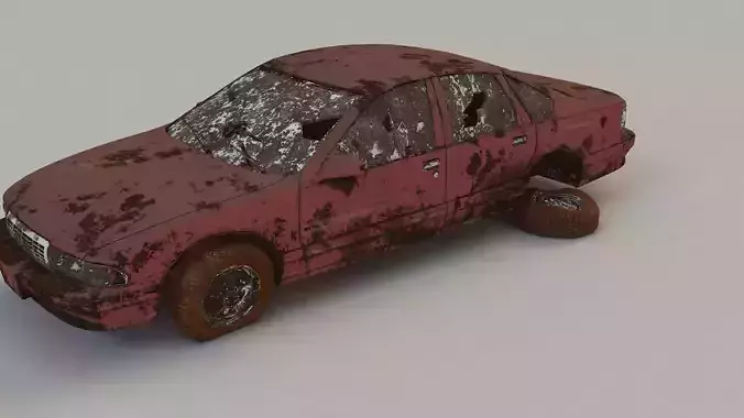 destroyed cars