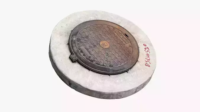 3D Scan of Manhole cover