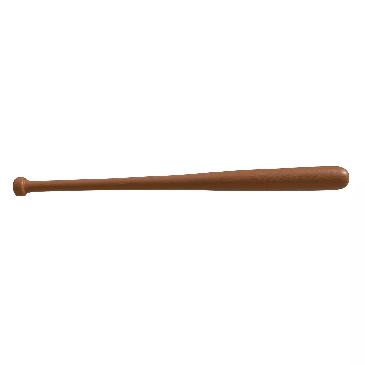 Baseball Bat Low-poly 3D model_0