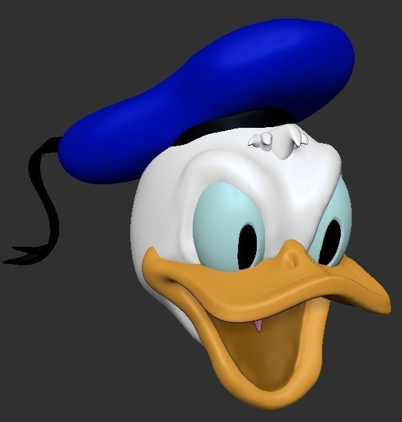 Donald Duck 3D model_2