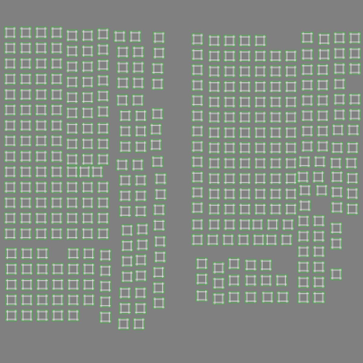 Magnify Glas Set Low-poly 3D model_6