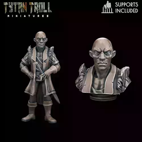 Curse of Strahd - Emil Mini Bust Combo - Pre-Supported