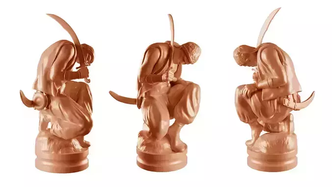  Pawn Cossack figurine