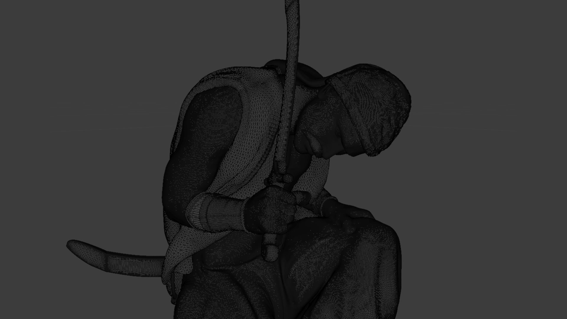 Pawn Cossack figurine 3D print model_6