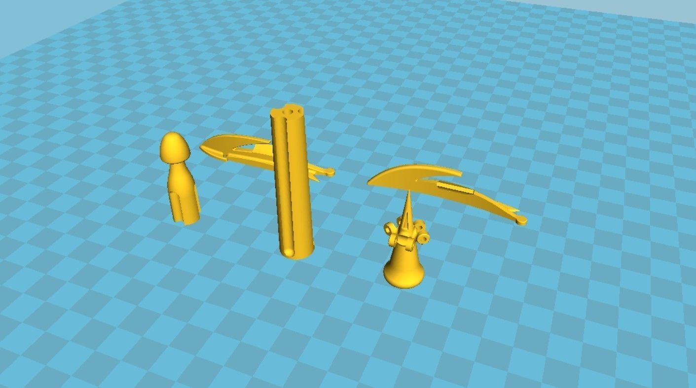 Grappling from the movie Batman vs Superman Dawn of Justice 3D print model_76