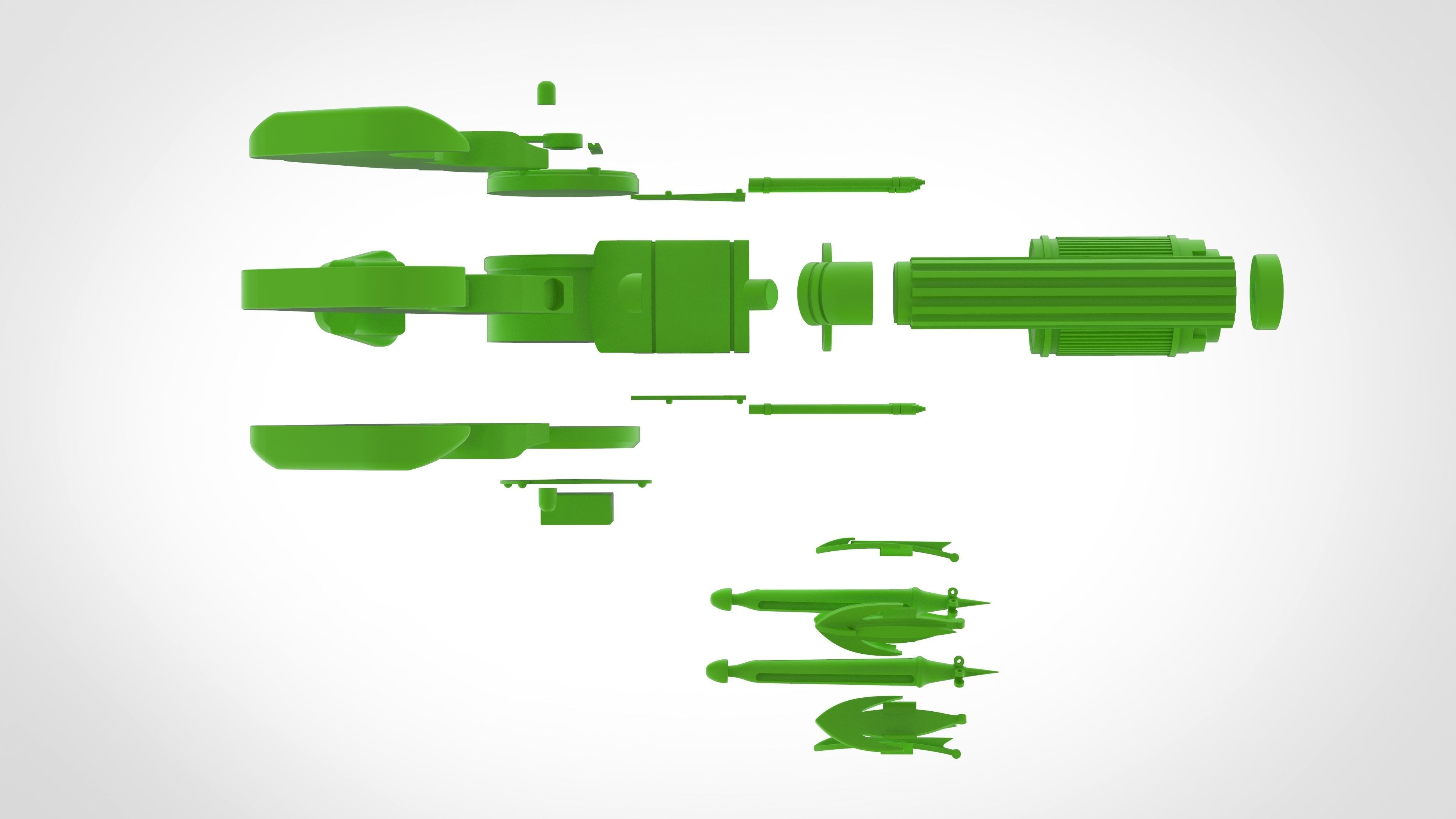 Grappling from the movie Batman vs Superman Dawn of Justice 3D print model_56