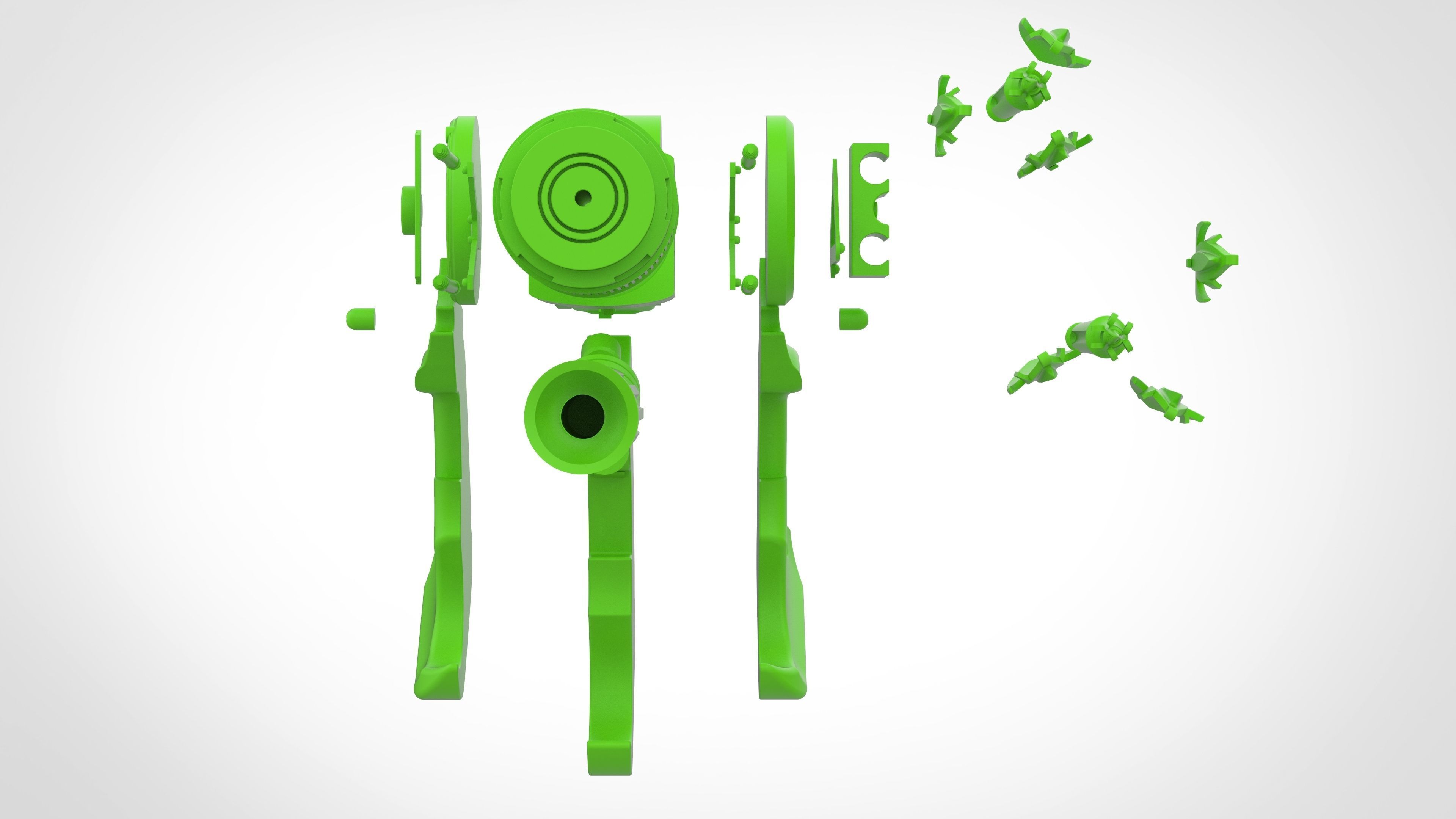 Grappling from the movie Batman vs Superman Dawn of Justice 3D print model_45