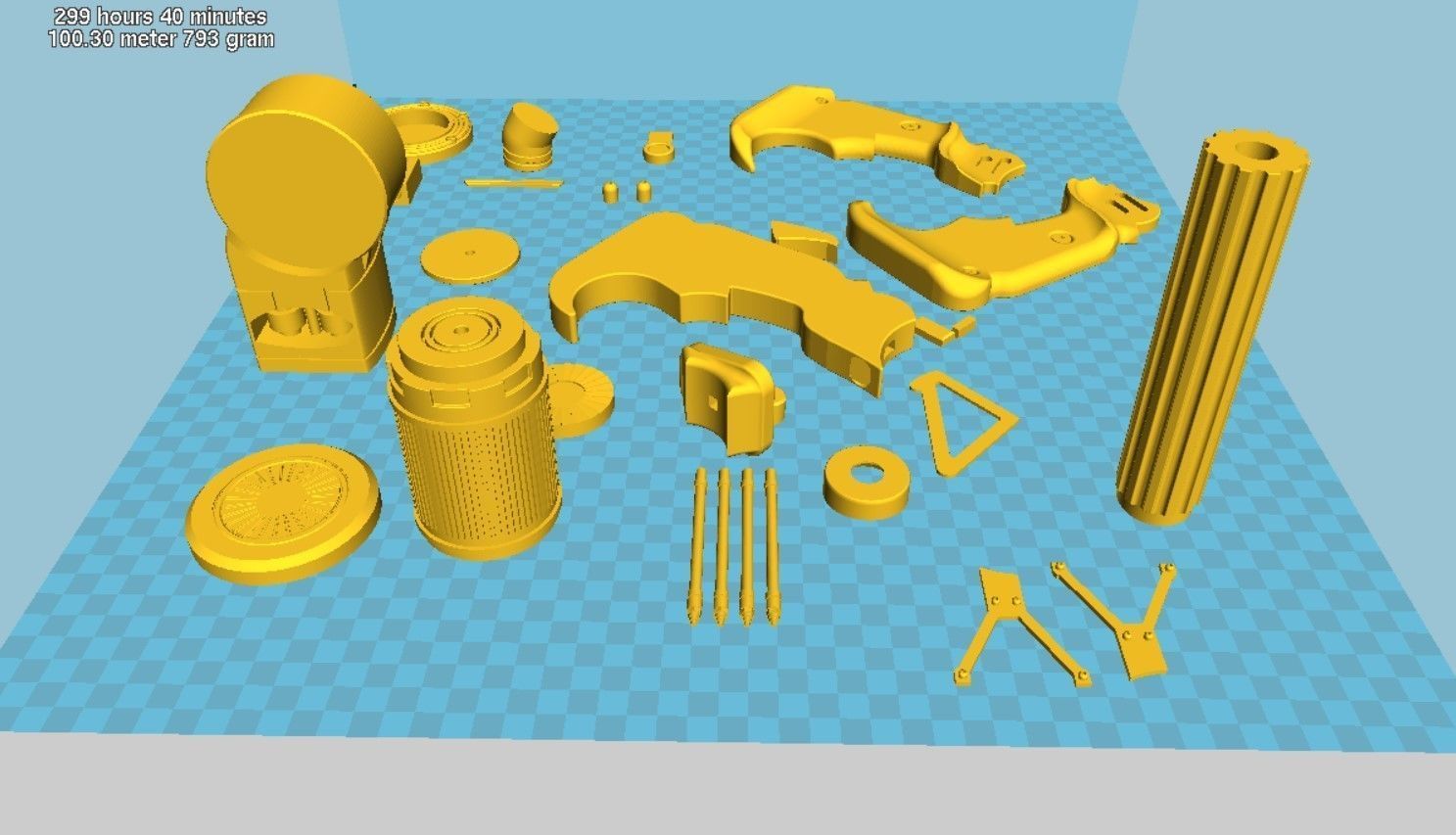 Grappling from the movie Batman vs Superman Dawn of Justice 3D print model_69