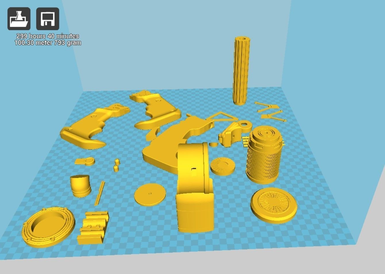 Grappling from the movie Batman vs Superman Dawn of Justice 3D print model_68