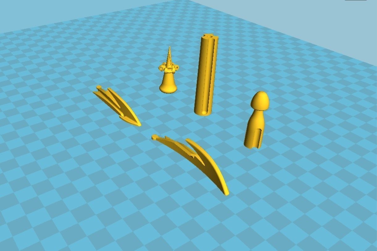 Grappling from the movie Batman vs Superman Dawn of Justice 3D print model_78