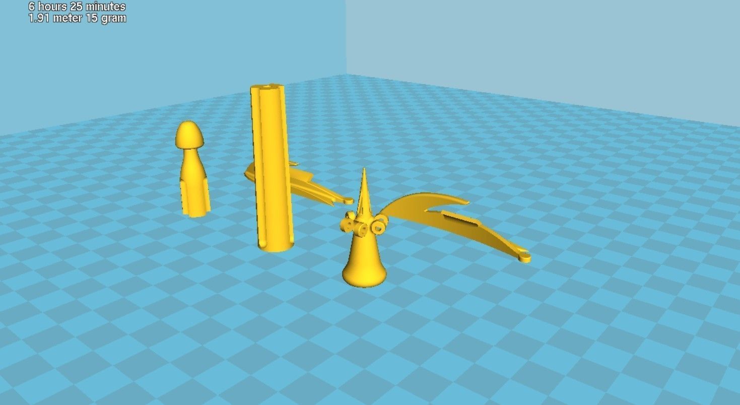 Grappling from the movie Batman vs Superman Dawn of Justice 3D print model_79