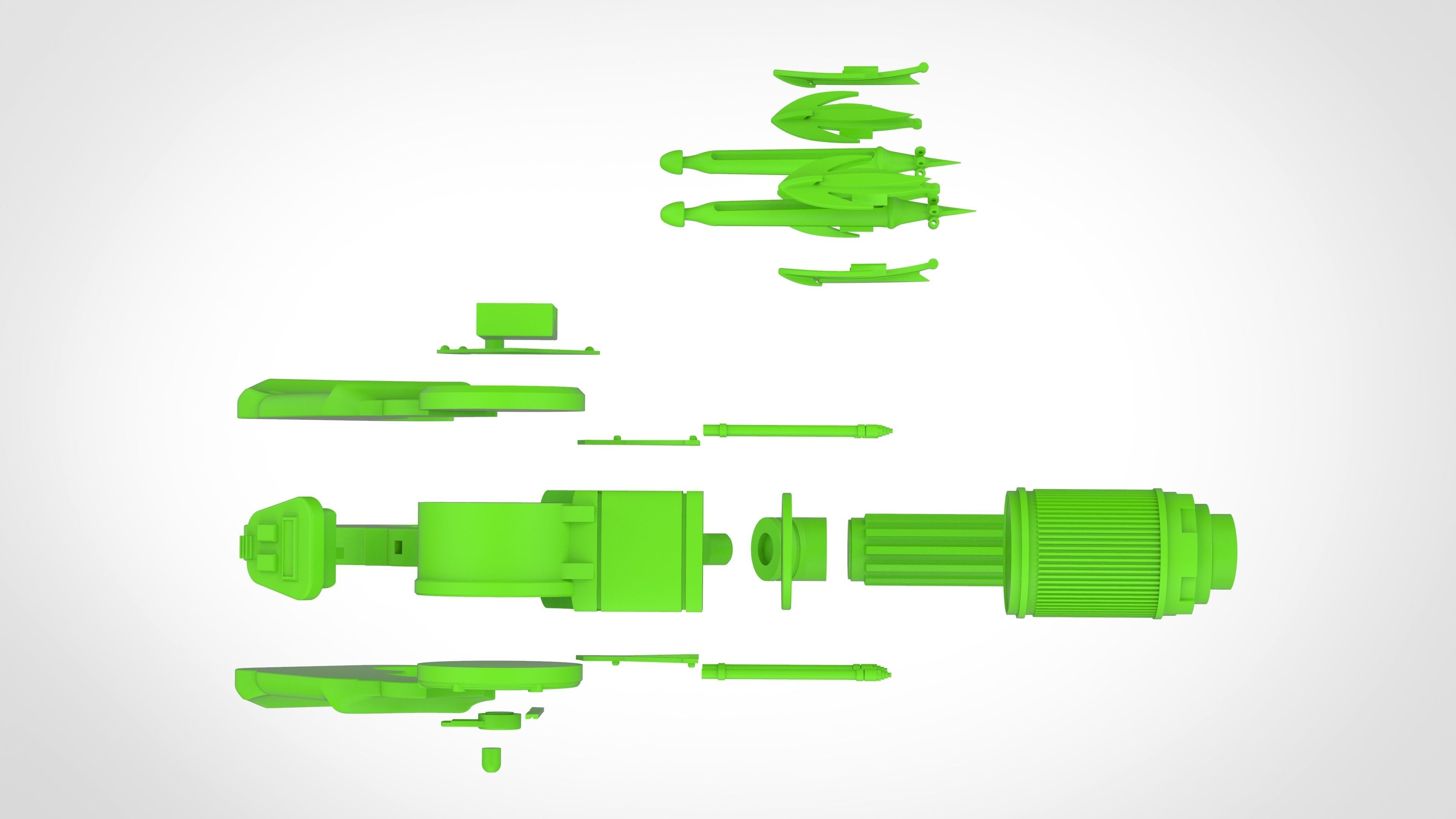 Grappling from the movie Batman vs Superman Dawn of Justice 3D print model_57