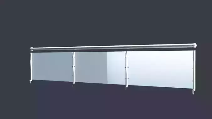 Metal Balcony 3D Design 3D model