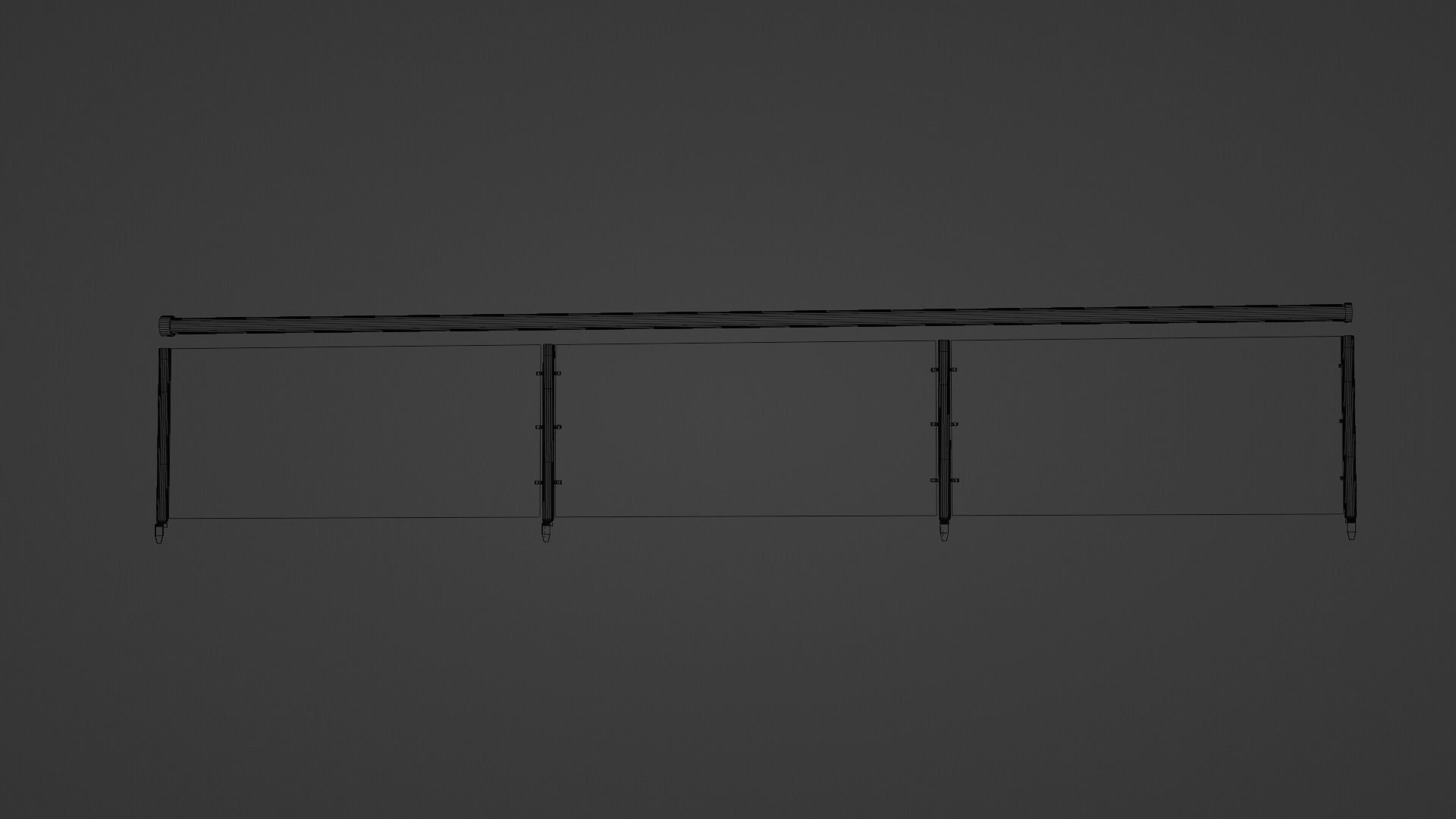 Metal Balcony 3D Design 3D model_3