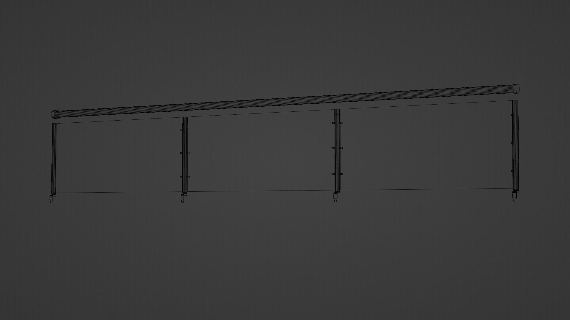 Metal Balcony 3D Design 3D model_4