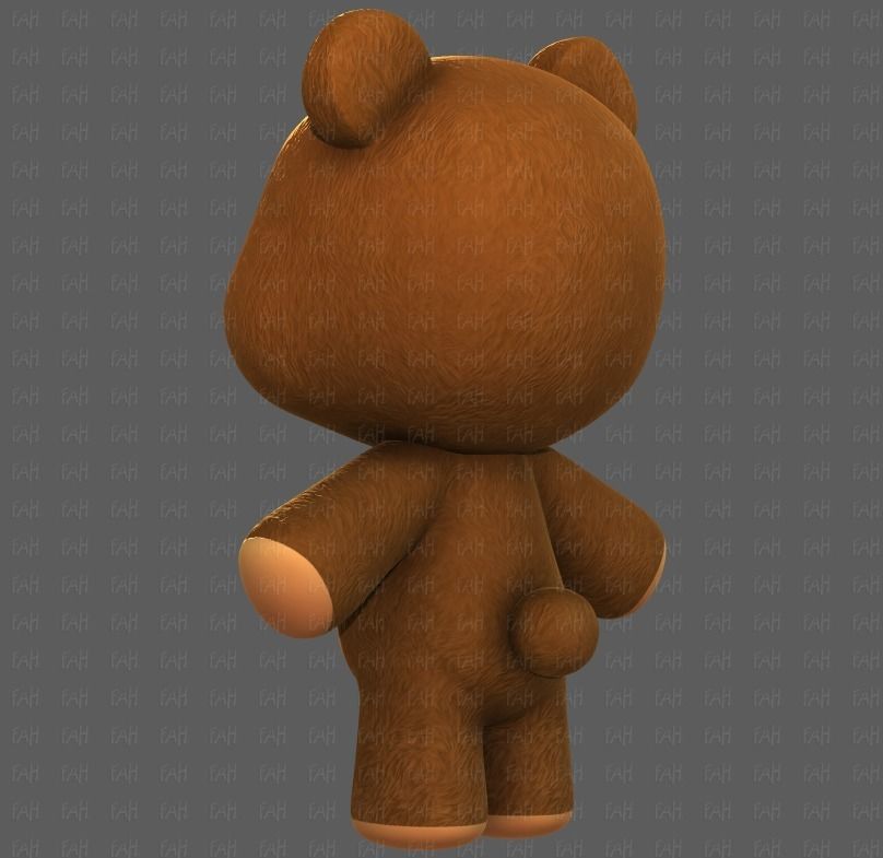 Doll V01 Low-poly 3D model_6