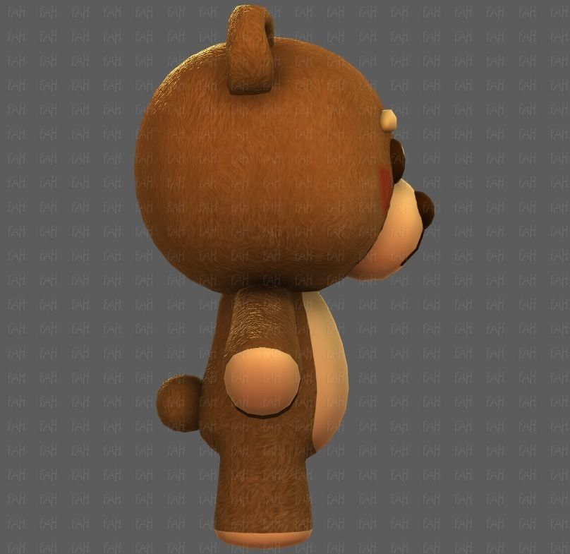 Doll V01 Low-poly 3D model_19