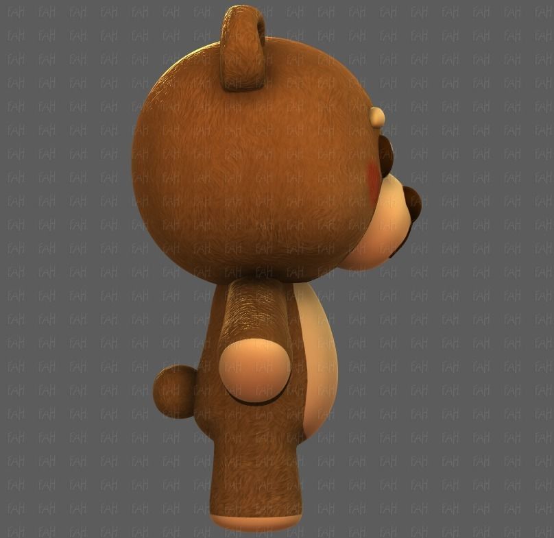 Doll V01 Low-poly 3D model_3
