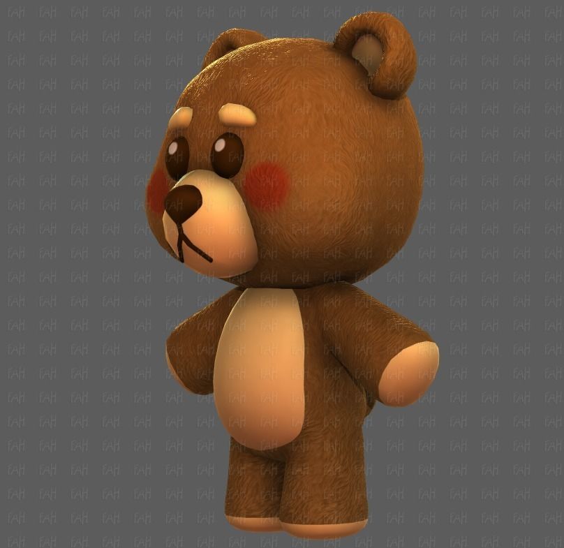 Doll V01 Low-poly 3D model_24