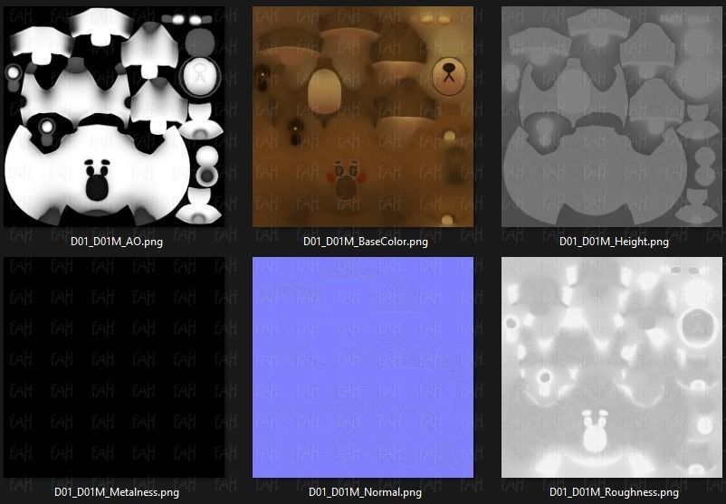 Doll V01 Low-poly 3D model_46