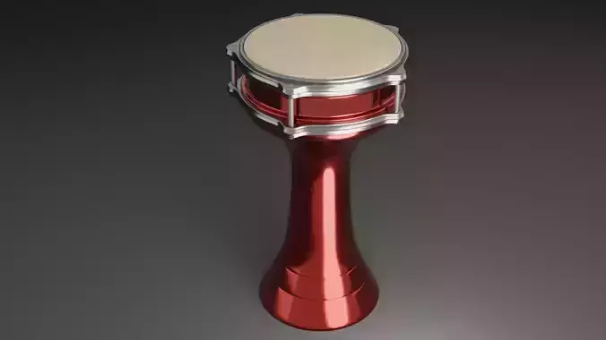 DOUMBEK DARBUKA LOW-POLY PBR 3D MODEL Low-poly 3D model