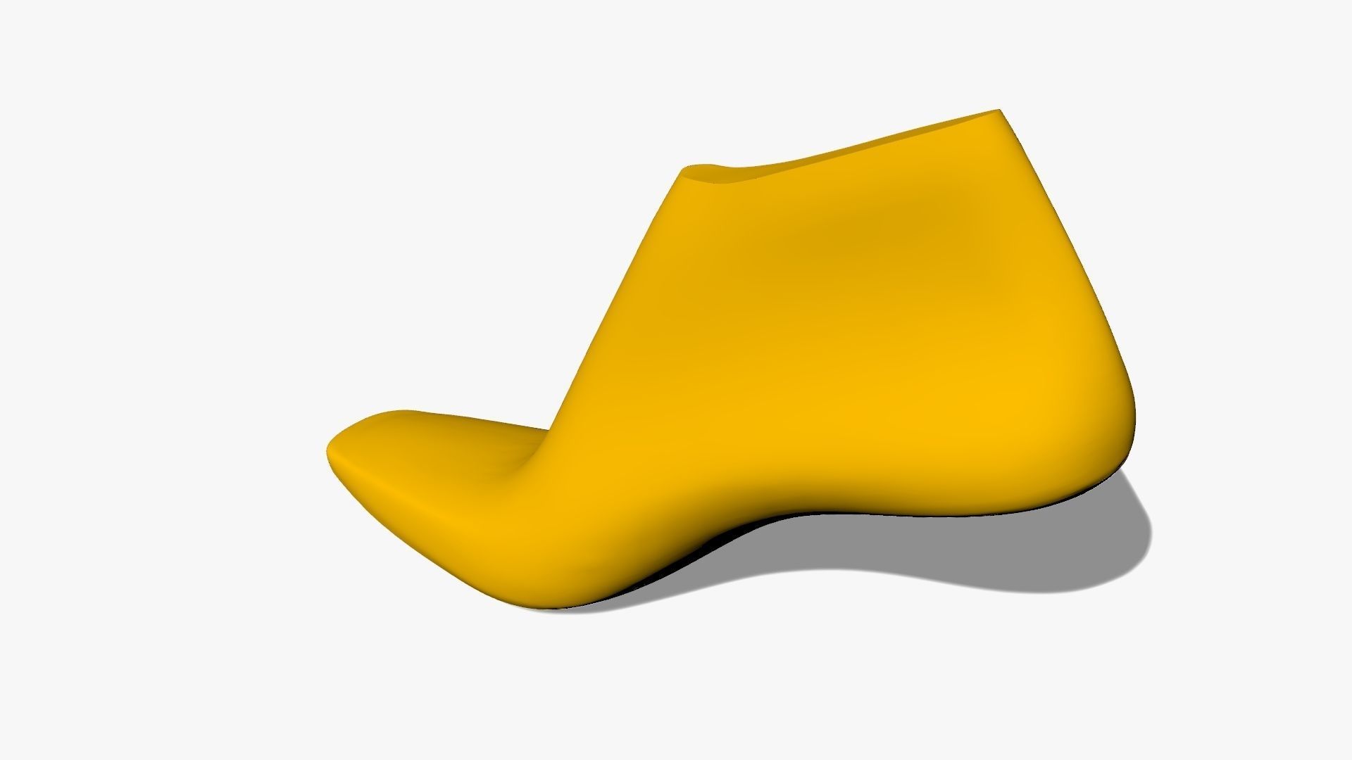 Female Shoe Last 3D print model_4