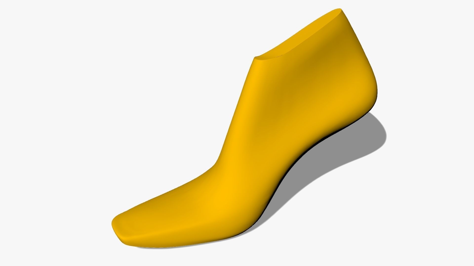 Female Shoe Last 3D print model_5