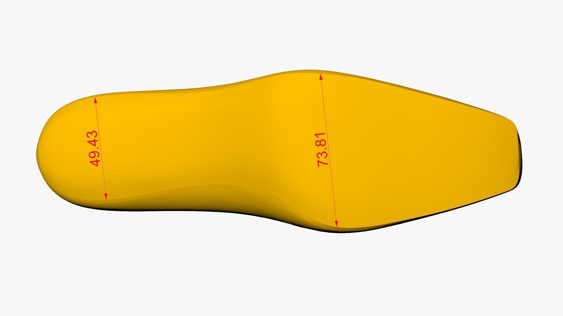 Female Shoe Last 3D print model_7